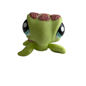 LPS Sea Turtle 2149 Hasbro Authentic 2009 Glitter Sparkle